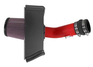 Subaru WRX STI Performance Air Intake - K&N Engineering - Typhoon Short Ram - Red - 2015 Subaru WRX STI Performance Air Intake - K&N Engineering - Typhoon Short Ram - Red - 2015